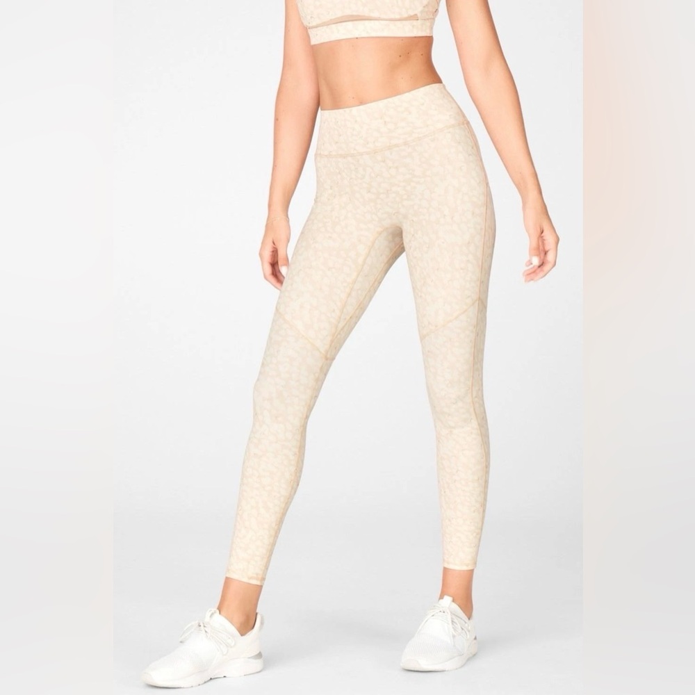 Fabletics Trinity Motion365 Legging Small Beige C… - image 2